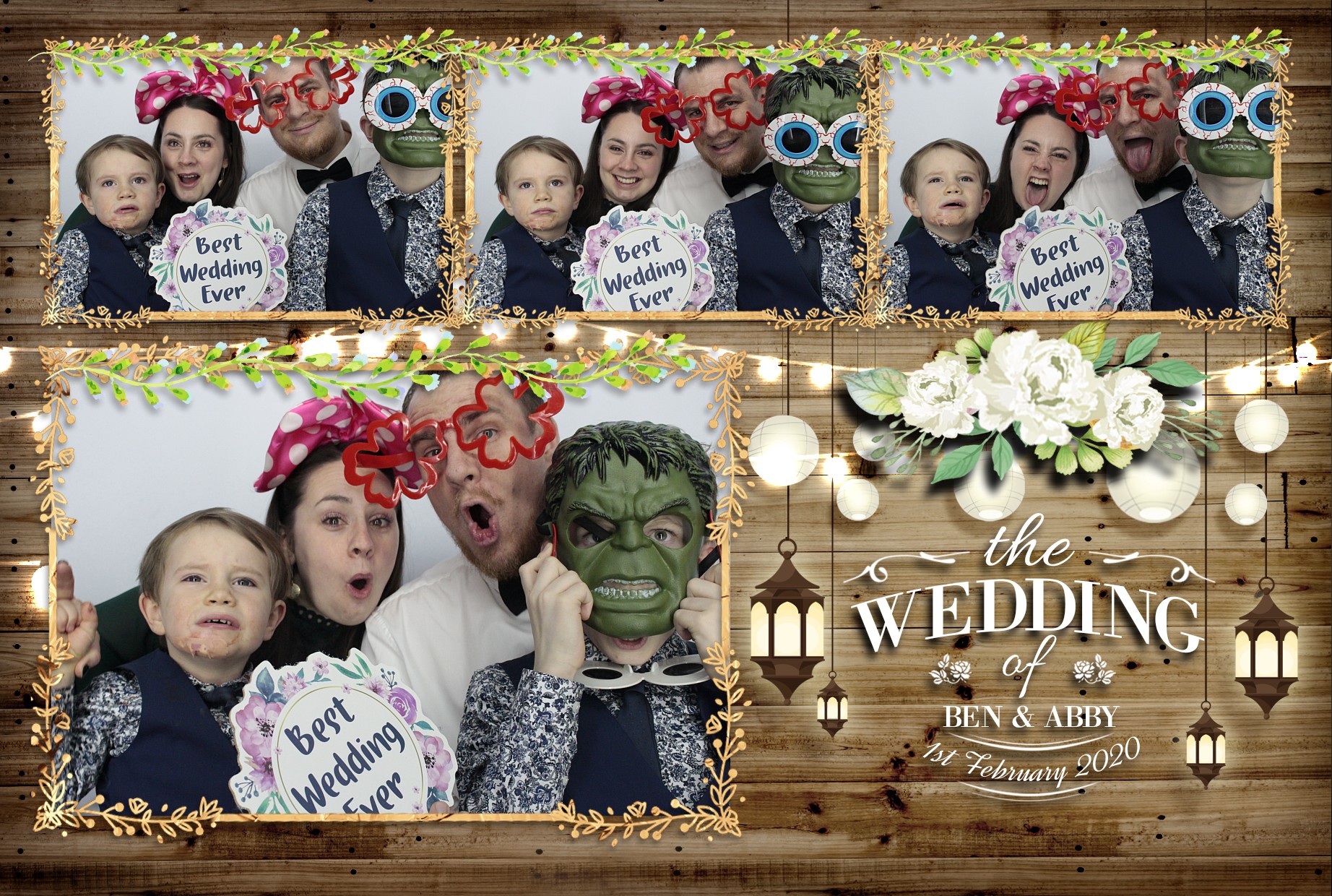 Ben & Abby’s Wedding  | View more photos from the event at gallery.myphotoboothexperience.co.uk/u/MyPhotoBoothExperienceLtd/Ben-Abby’s-Wedding